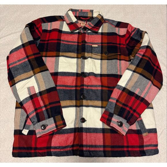 Iron & Resin Other - Iron & Resin Size Large Men Miles Jacket Made USA Black Red Flannel